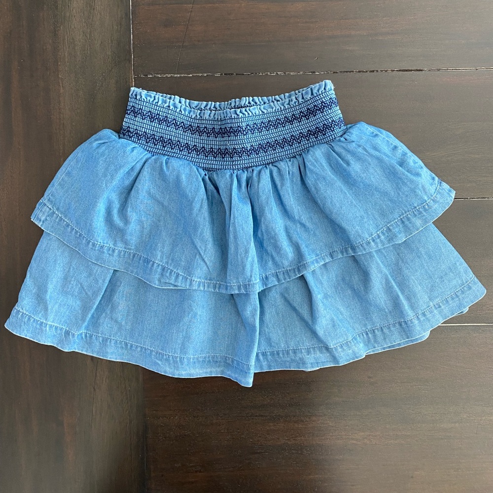 GAP girls ruffle skirt, size 4